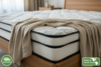 PureZee™ [Size] Mattress, Organic Bamboo Pillow Top, Chiropractic Back Support